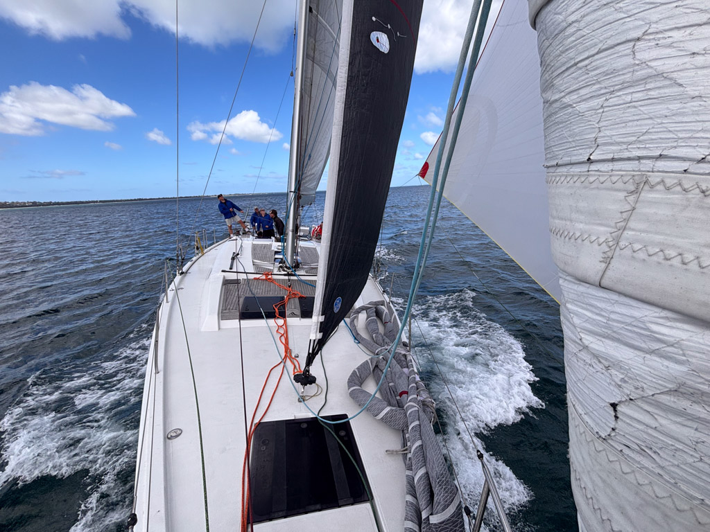 Shimmer, Hanse 505 Steve Twentyman Safety Beach Sailing Club - SBSC